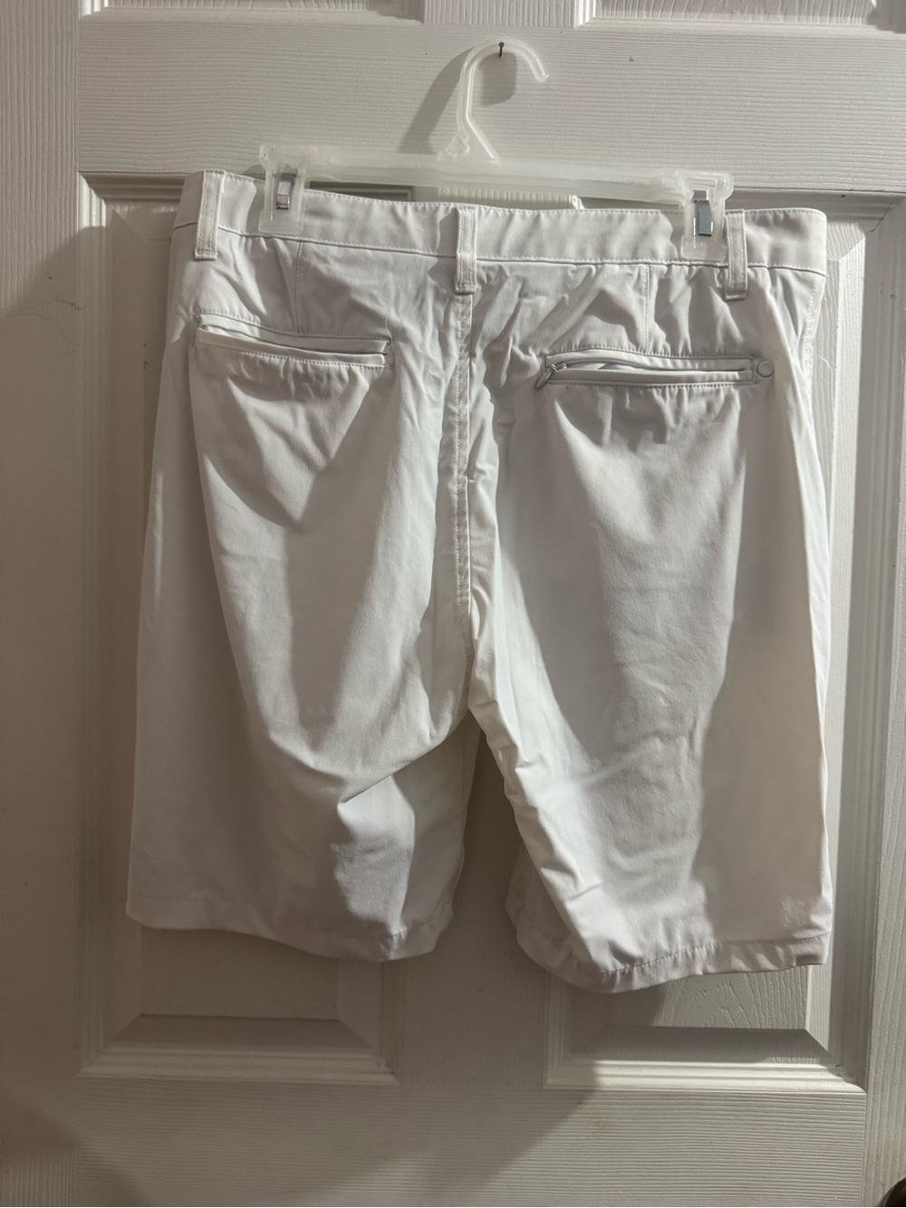 Kenneth Cole White Performance Hybrid Shorts